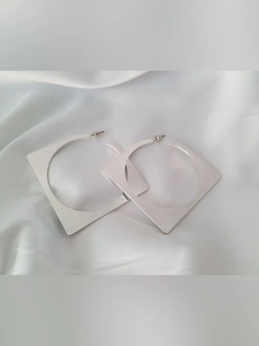 Square Hoop Earrings N2159